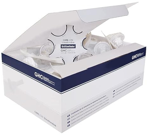 Care Con Urinalkondom Typ 3 active I Bei Inkontinenz I 8cm Länge I selbstklebend I Harnableitung I 30 Stück I Ø 30mm