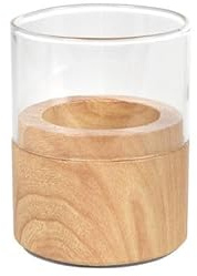 10x Kerzenhalter Neat 77 x Ø 60 mm Natürlich