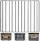 Air Fryer Wire Rack for Ninja Foodi 10 in 1 DT201 DT251 Digital Convection Toaster Oven, 14.5''*11.6'' Stainless Steel Air Fryer Accessories Roasting Steamer Grill Racks Baking Tray Rack