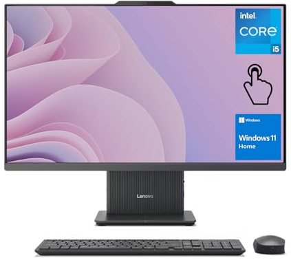 Lenovo 2024 IdeaCentre I All-in-One, 27 FHD Touchscreen 100Hz, Intel Core i5-13420H, 16GB DDR5 RAM, 1TB SSD, Wireless Charging Base, Wireless KB & Mouse, Wi-Fi 6, Windows 11 Home, Grey