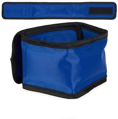 Cooling Collar for Pets - Cooling Scarf for Dogs | Hygienic and Protective | Lasting Refreshing Effect - Refreshing Gel | Safe and Hygienic (Blue - M 45 cm)