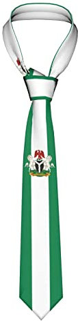Krawatten Nigeria-Flagge, Herren Krawatte Graziös Krawattenschal Elegant Herren Hochzeit Krawatten Für Herren Büro Festliche