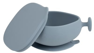 b.box Ciotola con Coperchio | Ciotola Pappa Neonato con Ventosa e Manico | 100% Silicone Platinico | Ciotola Svezzamento con Coperchio/Tappetino per Snack | Lavabile in Lavastoviglie | Da 6 Mesi+