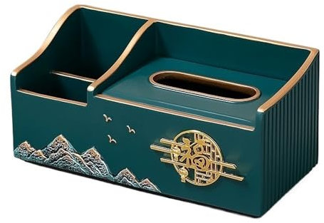 Kosmetiktücher Box Rechteckiger Taschentuchbox-Halter, multifunktionale Taschentuchbox, Couchtisch, Fernbedienungs-Organizer for Wohnzimmer, Schlafzimmer, Esszimmer, Büro für Esszimmer Badezimmer Schl
