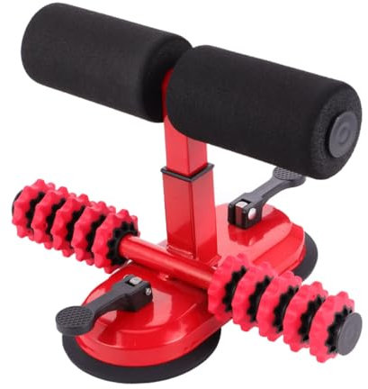 GOOHOCHY Sit-up-assistent Für Bauchmuskeltraining Mit Saugnapf Und Doppelstange Fitnessgerät Für Crunches-hilfe Und Gleichgewichtstraining Glatten Böden