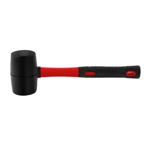 IUVYTA 8/12/16/24 Oz Heavy Duty Mallet Rubber Hammer Double Faced Household Mini Hammer Multifunctional Mallet Hand Tool Wood Mallet Rubber Mallet(24oz)