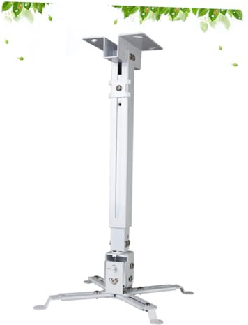 SHINEOFI 15kg Projector Ceiling Mount Adjustable Bracket Load Capacity for LED Projector Iron Material Wall Hanging Mount for Home Theater Setup