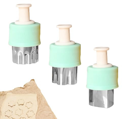 Cortador de forma de verduras – Mini moldes de acero inoxidable para galletas, sellos de pastelería, divertidos cortadores de queso, de frutas, accesorios de cocina creativos para niños
