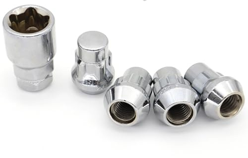 Radbolzen Kompatibel mit Ford für Focus 1998-2023 Auto-Radmuttern konischer Sitz M12 x 1,5