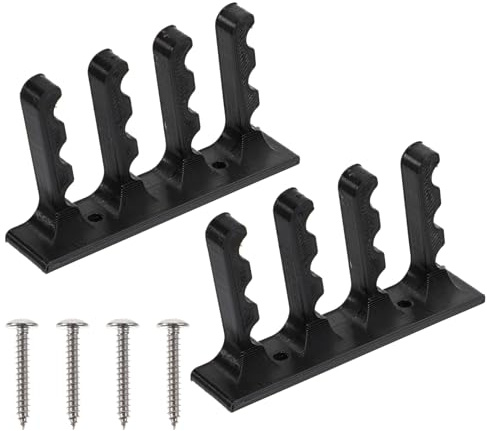 BESPORTBLE Robuste Wandhalterungen für Pfeil und Bogen 2 Stück aus ABS mit Schrauben zur Schutz und Aufbewahrungslösung für Sportler und Bogenschützen 10 X 5 X 2cm