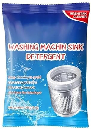 Powerful Stain Remover Washer Tank Cleaner,Powder Washing Machine Cleaner,Deep Cleans the Washing Machine Drum,for Top Load and Front Load Washers,Descaler for Drum,Tub & All Internal Part (1 pcs)