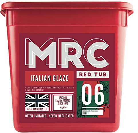 MRC Italian Glaze 2.5kg – Professional Steak Seasoning for Meat, Poultry & Fish – Rich & Herby Bulk Marinade – Free from MSG, Preservatives & Artificial Additives – Made in Manchester
