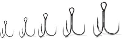 MARUTO Semi Barbless Drillinge SB-36 - Drillingshaken ohne Widerhaken zum Raubfischangeln, Angelhaken für Hecht, Barsch & Forelle, Größe/Packungsinhalt:Gr. 1/6 Stück pro Packung
