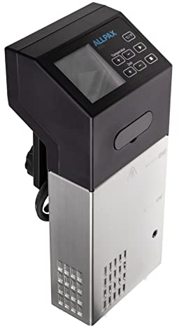 Allpax SV 2 Thermoplongeur sous vide, Cuisson au bain-marie professionnel jusqu’à 30 L, Cuisson sous vide à température ambiante, Écran LCD avec panneau de réglage, 1400 W