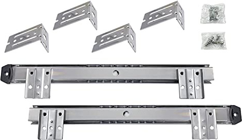 Runner Keyboard Shelf Adjustable Under Desk Computer Slides Fixing Slide Holder Drawer