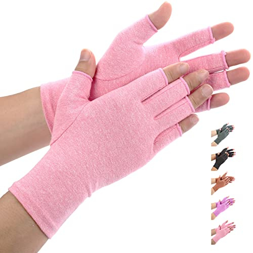 Duerer Handschuhe herren und damen winter, Fingerlose handschuhe damen, Touchscreen Warme (Rosa, M)