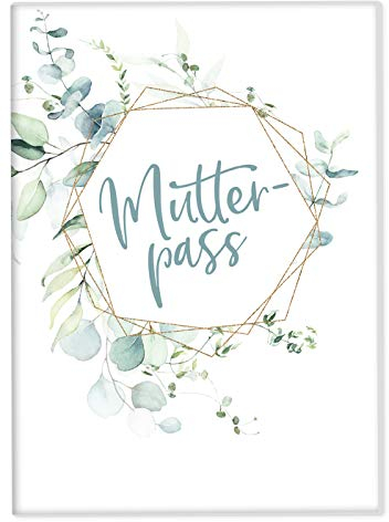 Joli Coon Mutterpasshülle Eukalyptus - für Deutschen Mutterpass