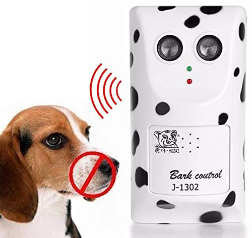 SNAWEN Ultrasuoni Collare Antiabbaio per Cani, Deterrente Anti-Abbaio per Cani Ad Ultrasuoni, Dispositivo per Cani Addestratore di Animali, Controllo Vocale Tappo per La Corteccia
