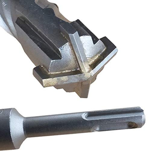 SDS PLUS Bohrer Ø30 x 600mm Hammerbohrer Betonbohrer Steinbohrer Quadro-X für Mauerwerk vierschneidig BOHRFUX