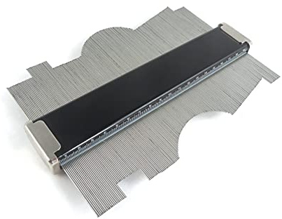 Shinwa® Konturschablone mit Stahlnadeln, Tiefe 106 mm