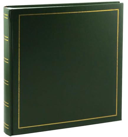 IDEAL TREND Tradition Fotoalbum in 30x30 cm 100 Seiten Jumbo Fotoalbum Buchalbum: Farbe: Grün