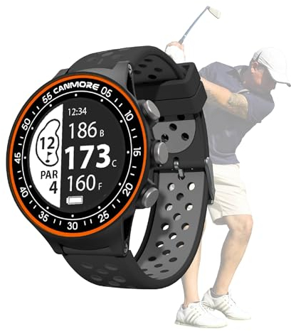 CANMORE Orologio GPS TW411 Golf con Fitness Tracker, arancione