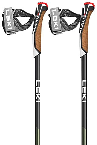 Leki Flash Carbon Nordic Walking Poles 125 cm Black, Green