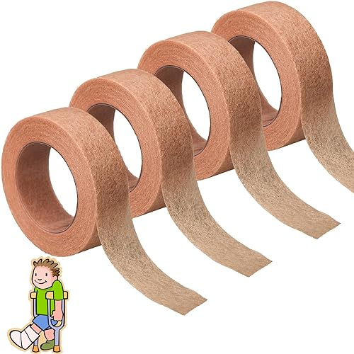Skin Tape, 4pcs Earring Tape, 5x5cm Nose Tape, Leukoplast Tape, Earring Tape for Sports, Piercing Tape, Nose Tape Rhinoplasty, Wound Tape, Dressing Tape for Wounds for Wound Dressing