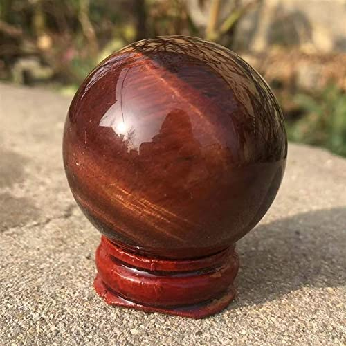 Bijoux en pierre Cristaux et pierres naturels 35-45 mm Oeil de tigre Boule de cristal de quartz Vin rouge asiatique for pierre Décoration d'intérieur for décoration Bijoux en pierre collecte à domicil