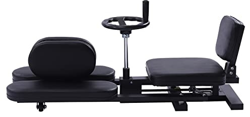 PUDLOR Beinspreizer, Spagat-Trainer Beinspreizer Mechanischer Bein-Strecker Maschine 200° verlängert Werden Verlängerungsarme Gewichtskapazität von bis zu 100kg，für Yoga,Tanzen
