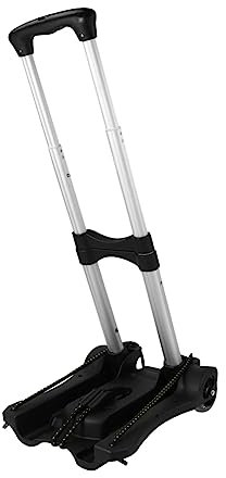 Anneome Carrello in Lega Di Alluminio Carrello Pieghevole Ruote Silenziose Scatola Di Immagazzinaggio in Plastica Resistente Per La Spesa Quotidiana
