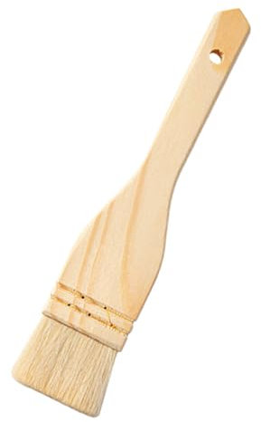 FELTECHELECTR Cepillo para Barbacoa con Mango De Madera Pincel De Cocina para Repostería Untar Salsas y Aceite Parrilla Herramienta Resistente y Práctica para Cocinar y Hornear