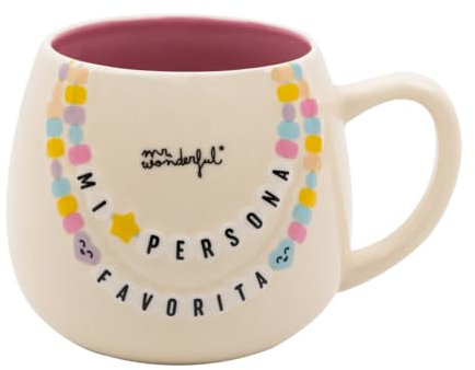 Mr. Wonderful Mr.Wonderful-Taza 3D pulsera amistad-Mi persona favorita, multicolor (2505010473W0ESP)