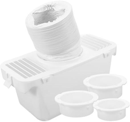 PHENOFICE Kit De Raccord De Conduit Et Connecteur Pour Sèche-linge à Tambour, Bac De Condensation Anti-goutte, Collecteur De Peluches, Compatible Ventilation Intérieure, Accessoires D’entretien