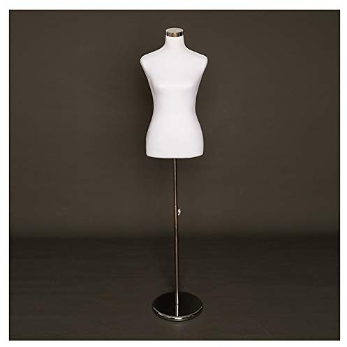 BZGPMFUD Schaufensterpuppe Kleiner Nähtorso, Schneiderpuppe for Schneiderateliers, Kleidermodell aus Schaumstoff, höhenverstellbarer runder Standfuß