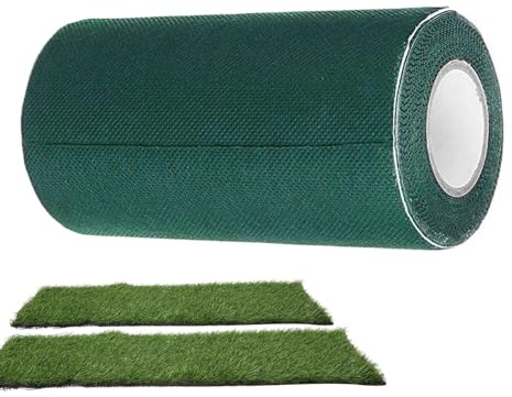 Bande De Jonction Pour Gazon Synthétique | Adhésif Autocollant Unilateral Pour Tapis De Pelouse Artificielle - Adhésif Fixe Vert pour Jonction de Tapis Extérieur Jardin Terrasse Aire de Jeux