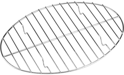 Oval roasting rack,Heavy-Duty Stainless Steel wire rack for roasting pan use,Great for Cooking,Dishwasher Safe & Non-Toxic (12.4inch*8.5inch)