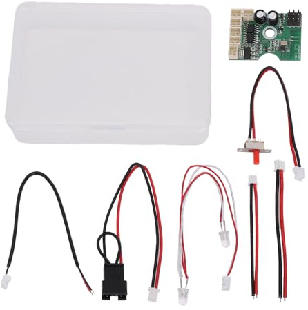 Keenso Kit de Actualización de Placa BT de Piezas de Automóvil RC, Reemplazo de Electrónica de Automóvil RC de Material Compuesto, Instalación Rápida 1 Pieza para Reparación WPL B16 C24 D42
