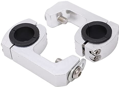 Keenso Motorcykel Handskyddsmontering Aluminiumlegering Handskydd Installationssats 22 Mm Byte Av Klämma för 2-pack för Motorcyklar Cross Country-cyklar Strandcyklar