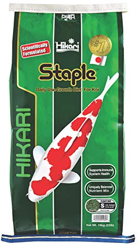 Hikari Staple Japanisches Koifutter, Inhalt:10 kg, Größe:2.7-4.0 mm