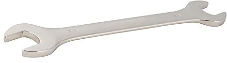 Dapetz ® Double Open End Spanner 21 x 23mm Metric Super-Thin Open Ended Wrench Flat Spanner for Narrow Space, Chrome Vanadium Steel, Mirror Polish Chrome Finish Spanner