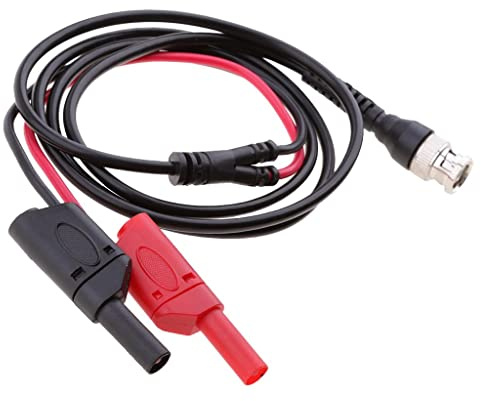 Sharplace bnc for male to 4mm Banana Plug Oscilloscope Test Lead Cable 3.5ft(bnc for male to Banana Plug)