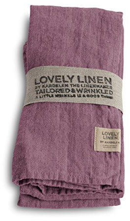 Lovely Serviette Leinen old rose (1 Stück)
