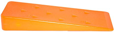 HKB ® 1 Stück Fällkeil 205x70mm, Stärke 30 / 3mm aus Polypropylen (PP), mit Widerhaken in Signalfarbe Orange, Gewicht 230 Gr., Hersteller Greentech (Veto), Artikel-Nr. 51239