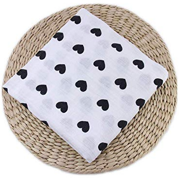 G-Tree Muslin Baby-Badetuch und Kinderwagen Decke, Baumwollgaze Warm Baby-Swaddle Decke, 47x47 Zoll Muslin Receiving Blanket