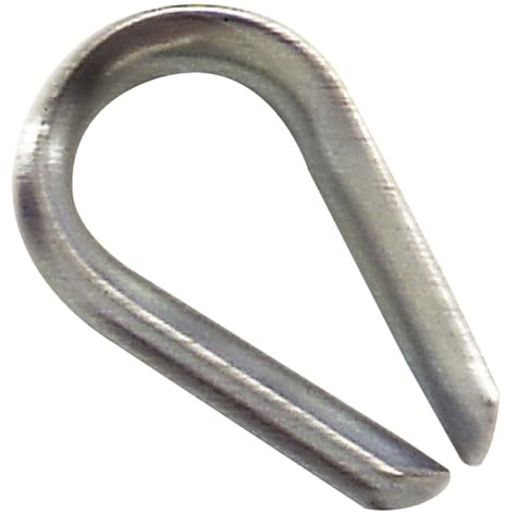 WOLFPACK LINEA PROFESIONAL - Guardacabos Zincado Para Cable 6 mm.