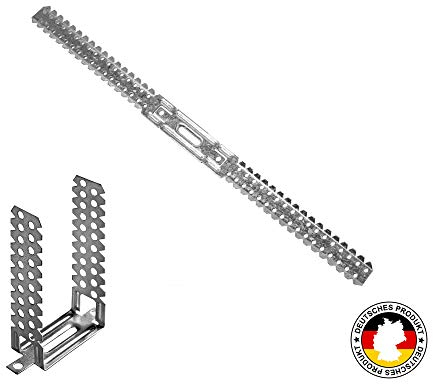 Direktabhänger 125 mm | für CD-Deckenprofil 60/27 | 100 Stück | Flach Stahl verzinkt