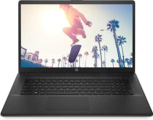 HP Laptop 17-cp0000sl Notebook, AMD Ryzen 7-5700U, RAM 16GB DDR4, SSD 512GB NVME, AMD Radeon Integrata, Display 17.3” FHD IPS, Antiriflesso, Wi-Fi, BLE, Lettore Impronte Digitali, Windows 11, Nero