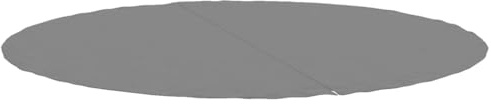 vidaXL Pool-Bodentuch Hellgrau Ø244 cm Polyester Geotextil