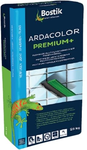 Bostik Ardacolor Premium Fuge plus Fliesen Naturstein Fugenmörtel 25Kg zementgrau